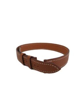 Hermes Leather Bracelet Watch Brown